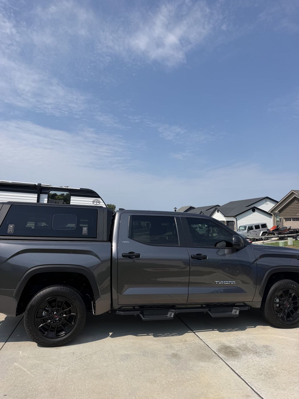 Toyota Tundra detailed in a Wentzville driveway